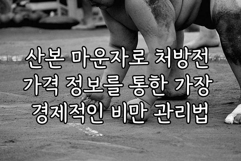 산본 마운자로 처방전 가격 정보를 통한 가장 경제적인 비만 관리법