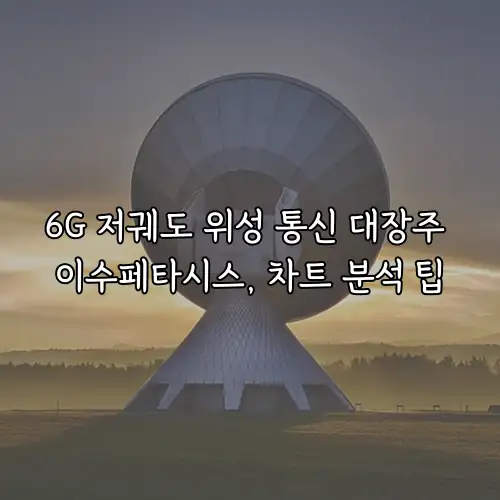 6G 저궤도 위성 통신 대장주 이수페타시스, 차트 분석 팁