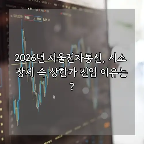 2026년 서울전자통신, 시소 장세 속 상한가 진입 이유는?