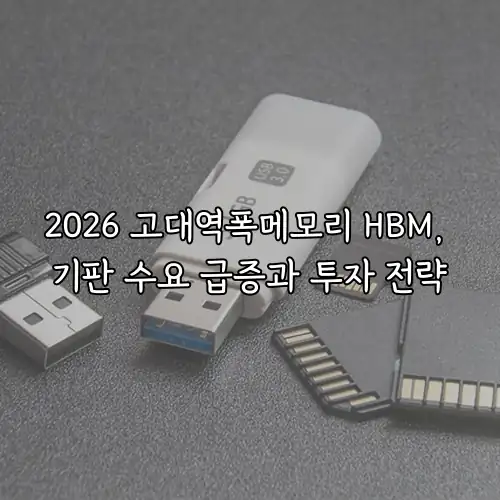 2026 고대역폭메모리 HBM, 기판 수요 급증과 투자 전략