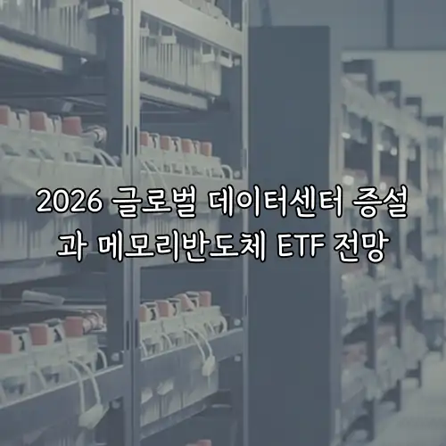 2026 글로벌 데이터센터 증설과 메모리반도체 ETF 전망