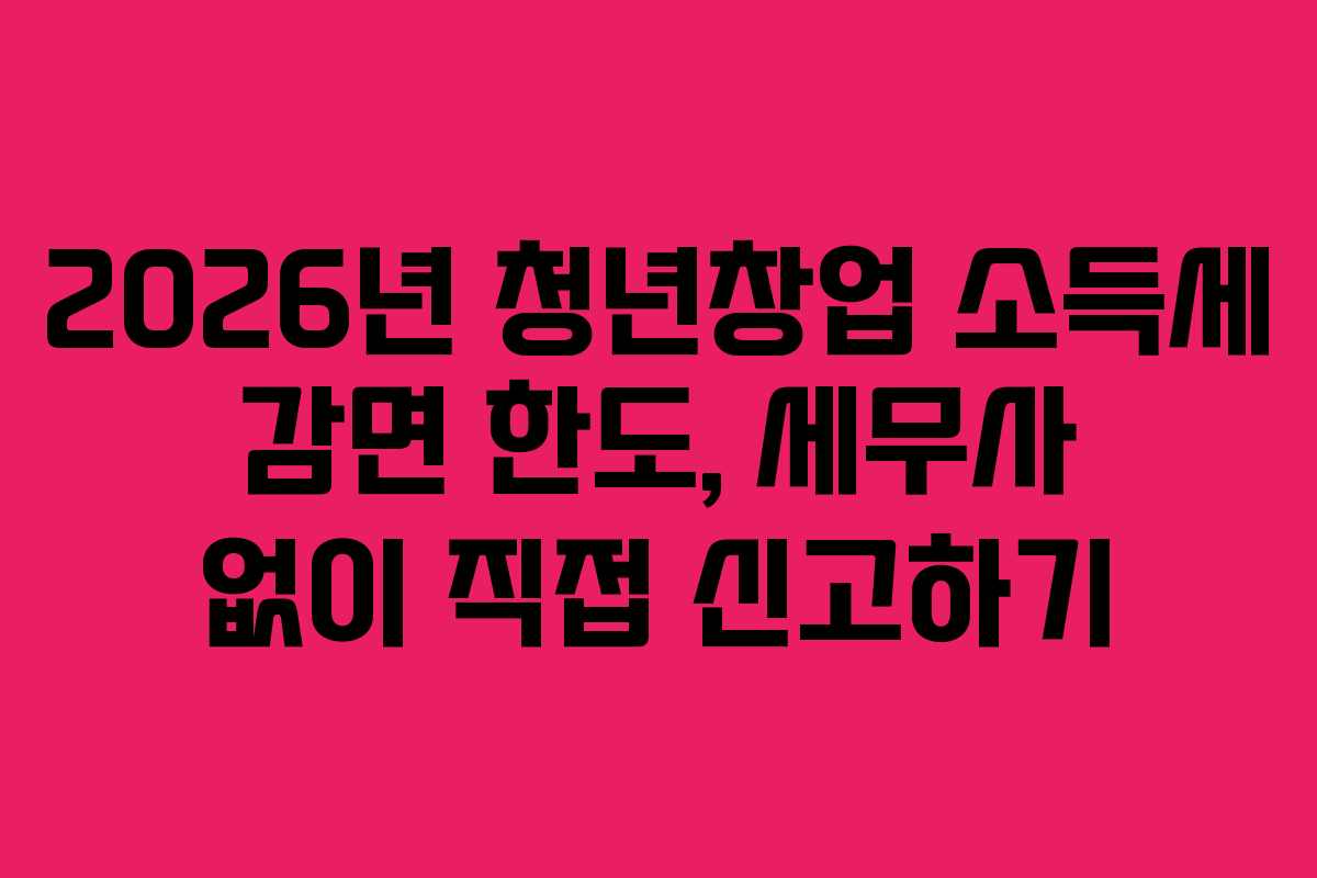 2026년-청년창업-소득세-감면-한도,-세무사-없이-직접-신고하기