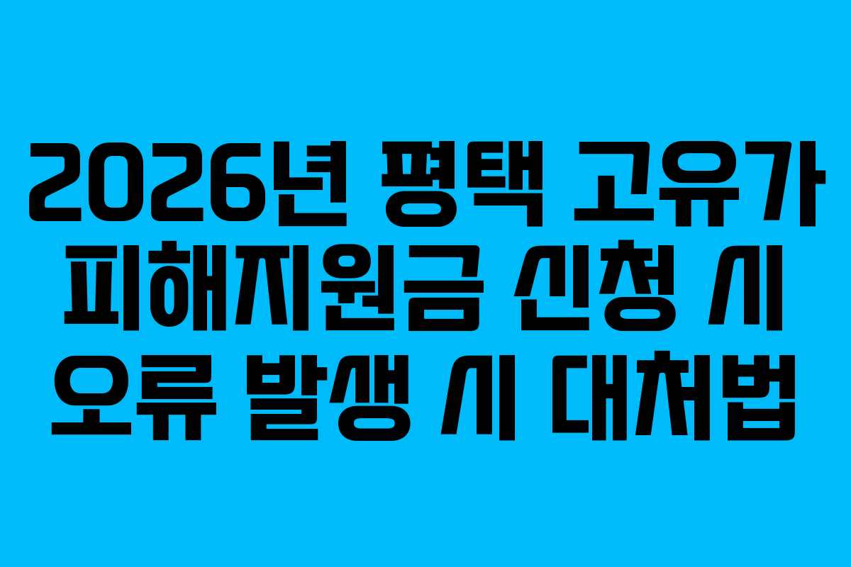 2026년-평택-고유가-피해지원금-신청-시-오류-발생-시-대처법