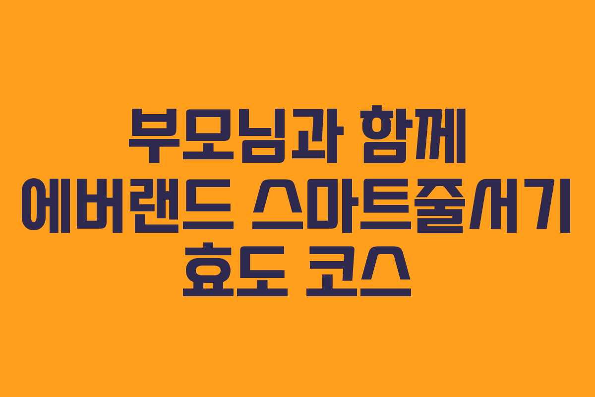 부모님과-함께-에버랜드-스마트줄서기-효도-코스