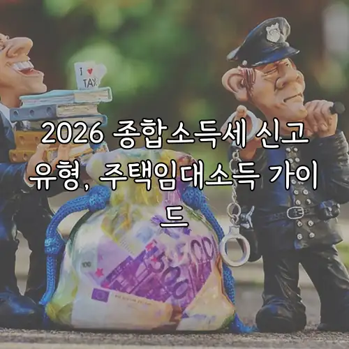 2026 종합소득세 신고유형, 주택임대소득 가이드